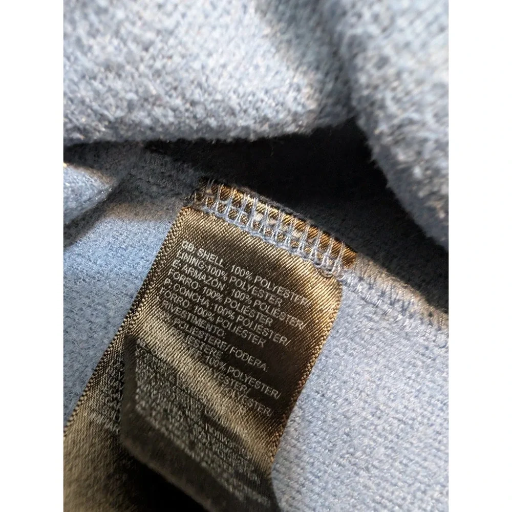 The North‎ Face 1/4 Zip Midweight Pullover Men's 2XL Blue Zip Pocket